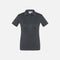 Polo à manches courtes pour femme Biz, vêtement polo corp pour femme, gris, tissu léger et confortable.