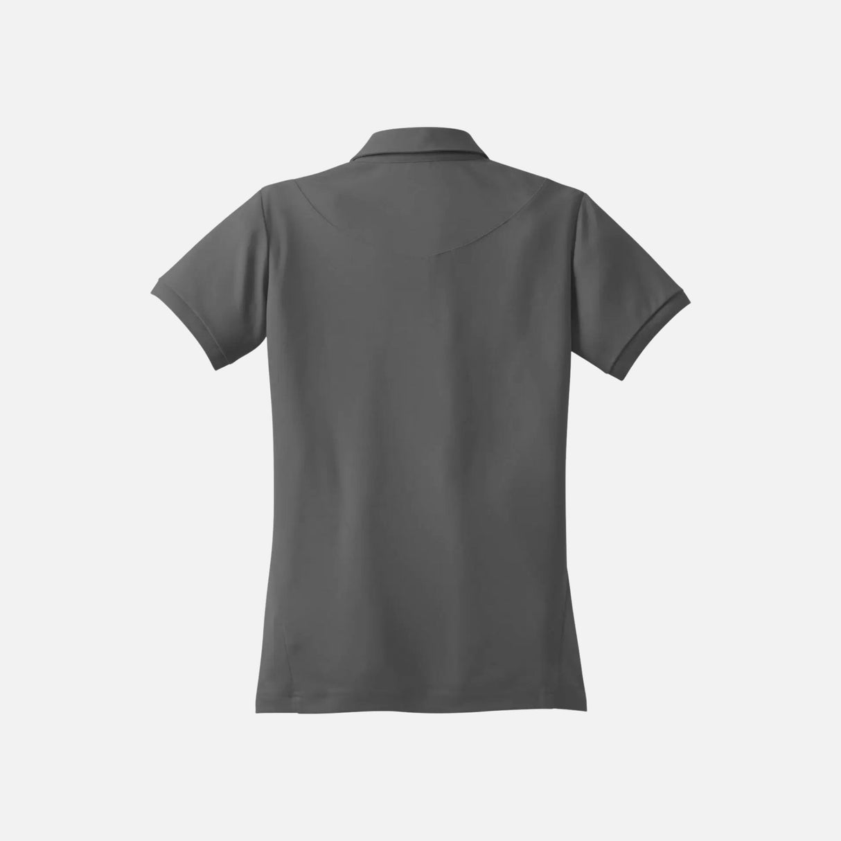 Polo-manche-courte-femme-Sanmar-LOG101-gris-derrière