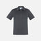 Polo à manches courtes pour homme Biz Ace en gris, tissu confortable, col classique, look décontracté et élégant.