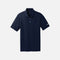 Polo à manches courtes Nike pour homme en marine, tissu léger, coupe classique, idéal pour un style décontracté.