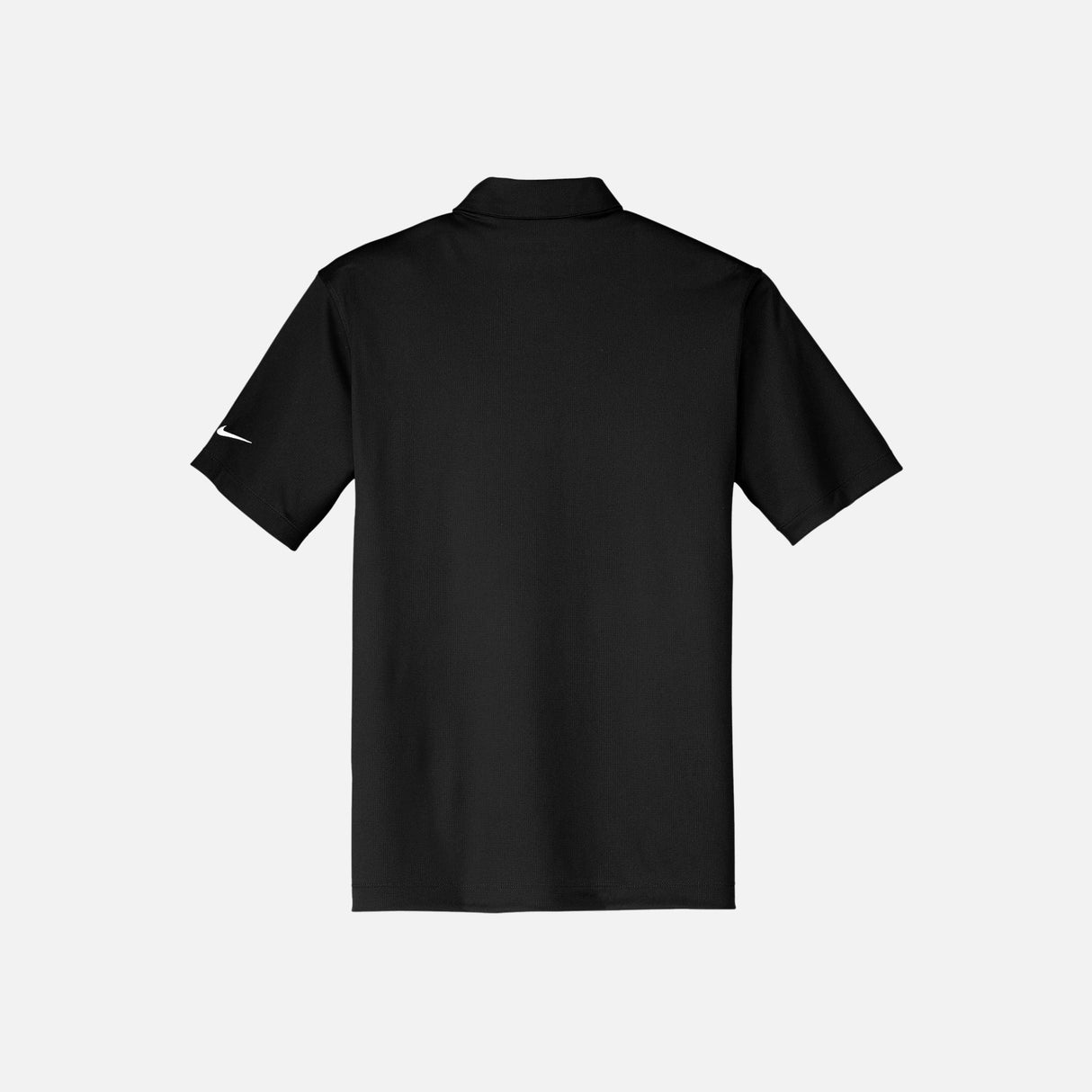 Polo à manches courtes pour homme Nike noir, tissu confortable, col classique, style décontracté et moderne.