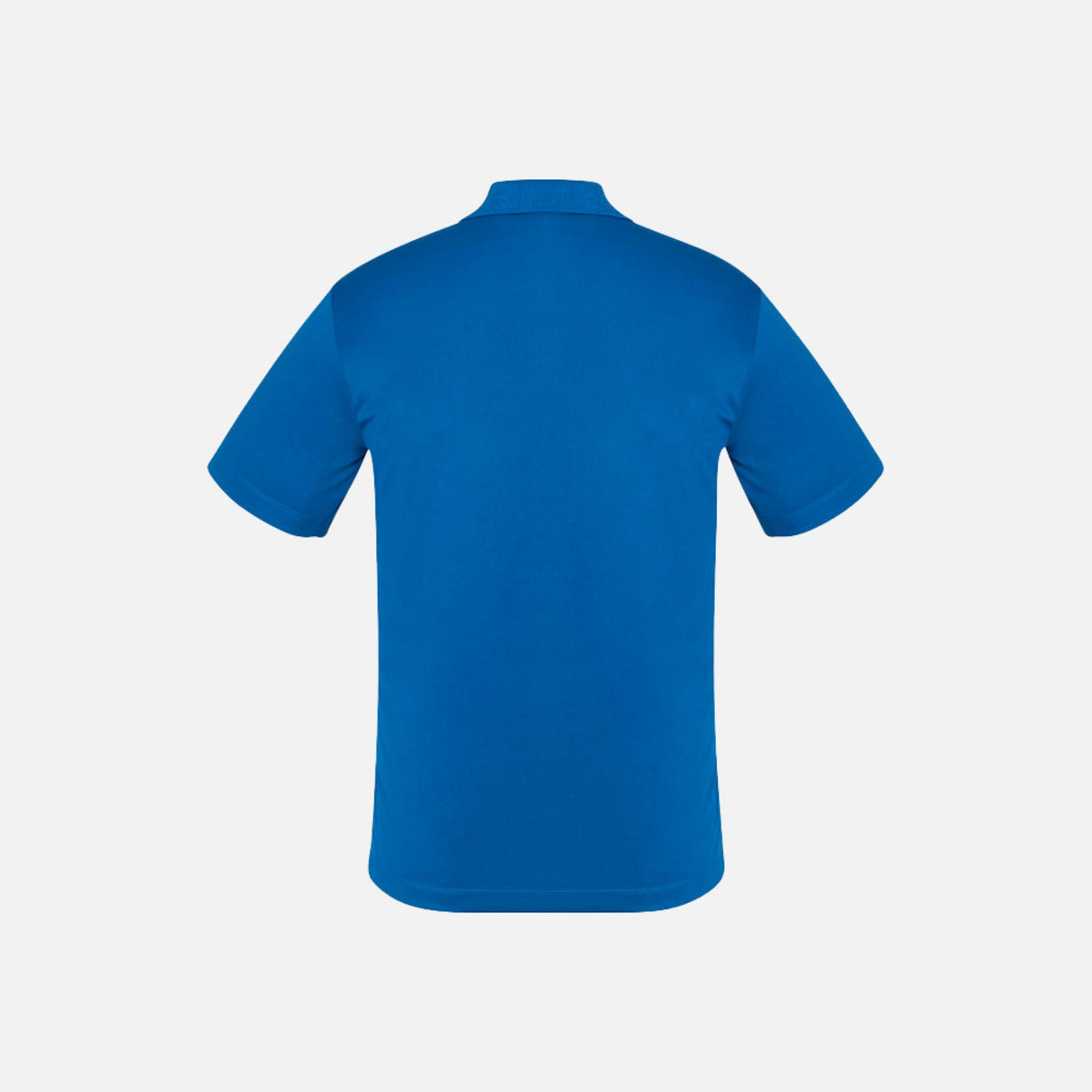 Polo homme à manches courtes Biz Ace, en tissu bleu royal, style décontracté et confortable.