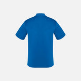 Polo homme à manches courtes Biz Ace, en tissu bleu royal, style décontracté et confortable.