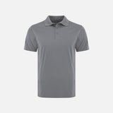 Polo pour homme à manches courtes Coal Harbour gris, vêtement en coton, parfait pour un style décontracté et élégant.