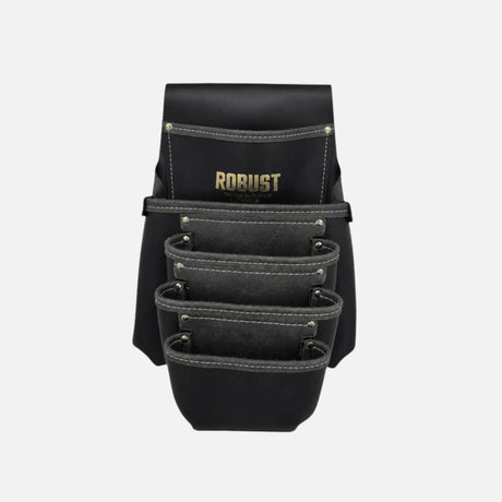Sac à outils noir Camro avec 5 poches pour organisation et durabilité, accessoires pour outils professionnels.