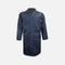 Sarrau de travail marine Gatts en coton durable, avec col et poches pour protection et confort lors du travail.