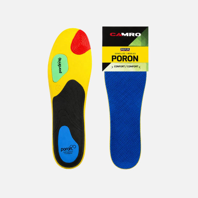 Semelles anti-fatigue Camro Poron en feutre, amorti et confort prolongé pour chaussures.
