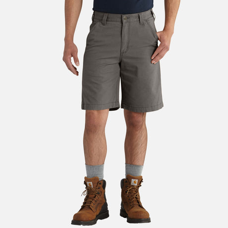 Short-decontracte-travail-Carhartt-102514-gris-devant-mannequin