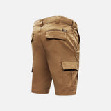 Short de travail extensible WRTK avec poches pratiques, conception confortable pour le travail et le rangement.