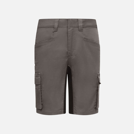 Short cargo extensible gris WRTK pour le travail, avec design pratique et mobilité accrue, idéal pour les vêtements de pantalons.