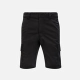 Short de travail extensible noir WRTK, pantalon de travail avec poches pratiques et confort pour usage professionnel.