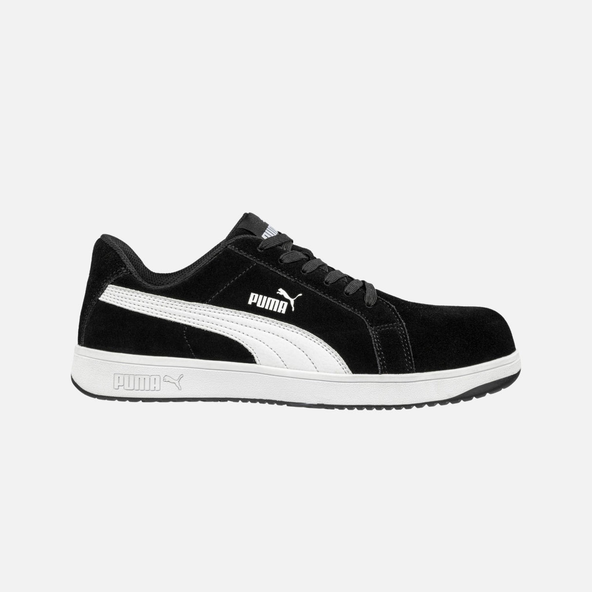 Soulier-travail-Puma-640013-noir-blanc-côté