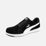 Soulier-travail-Puma-640013-noir-blanc-3/4-gauche