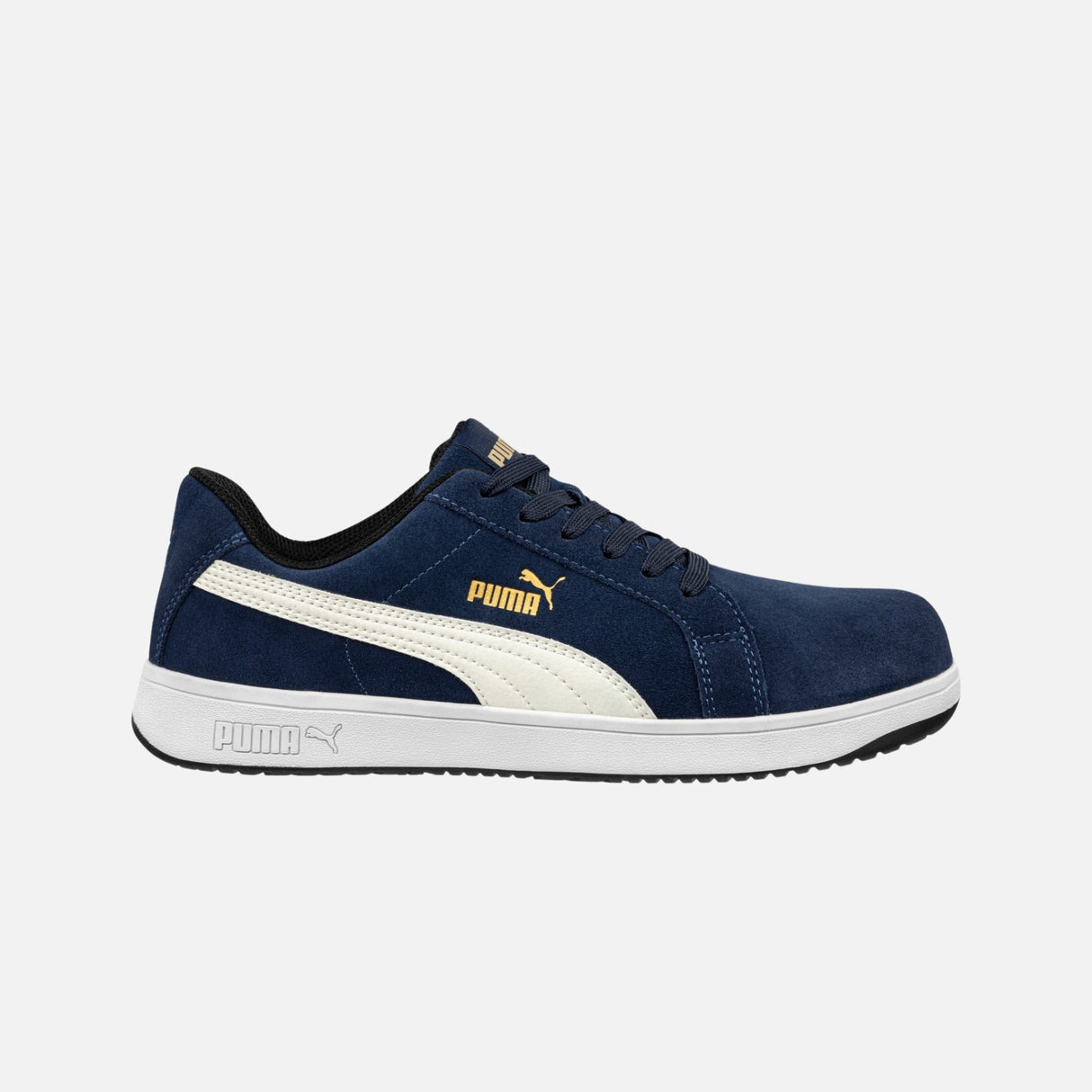 Soulier-travail-Puma-640023-bleu-blanc-côté