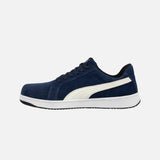 Soulier-travail-Puma-640023-bleu-blanc-côté