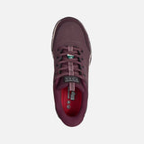 Chaussure de sécurité femme Skechers 108465 Plum, soulier de travail violet antidérapant