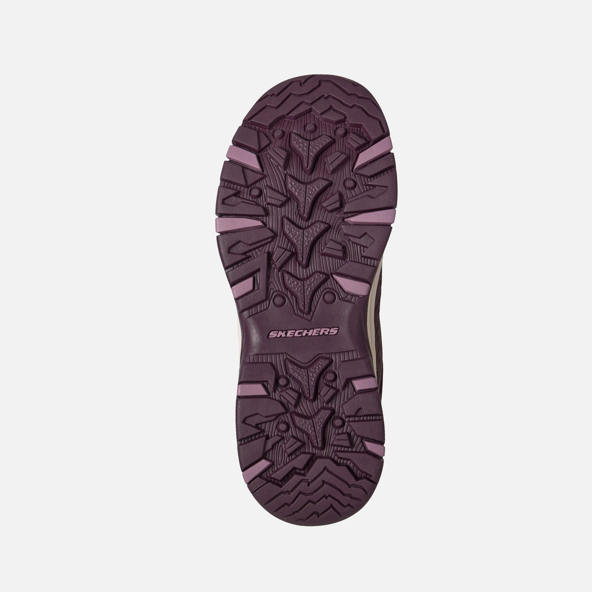 Chaussure de sécurité femme Skechers 108465 Plum, souliers de travail violets antidérapants