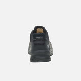 Souliers de travail en cuir Caterpillar Streamline 2.0, légers, noirs, avec design athlétique et résistant pour l’emploi professionnel.