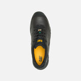 Souliers de travail en cuir Caterpillar Streamline 2.0 noir, légers et athlétiques, avec semelle robuste et design confortable.