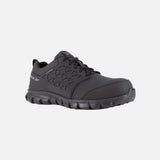 Souliers de travail Reebok Work Sublite Cushion en noir, légers et flexibles, avec semelle confortable pour un usage professionnel.