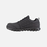 Souliers de travail Reebok Work Sublite Cushion en noir, légers et flexibles pour confort et sécurité au travail.