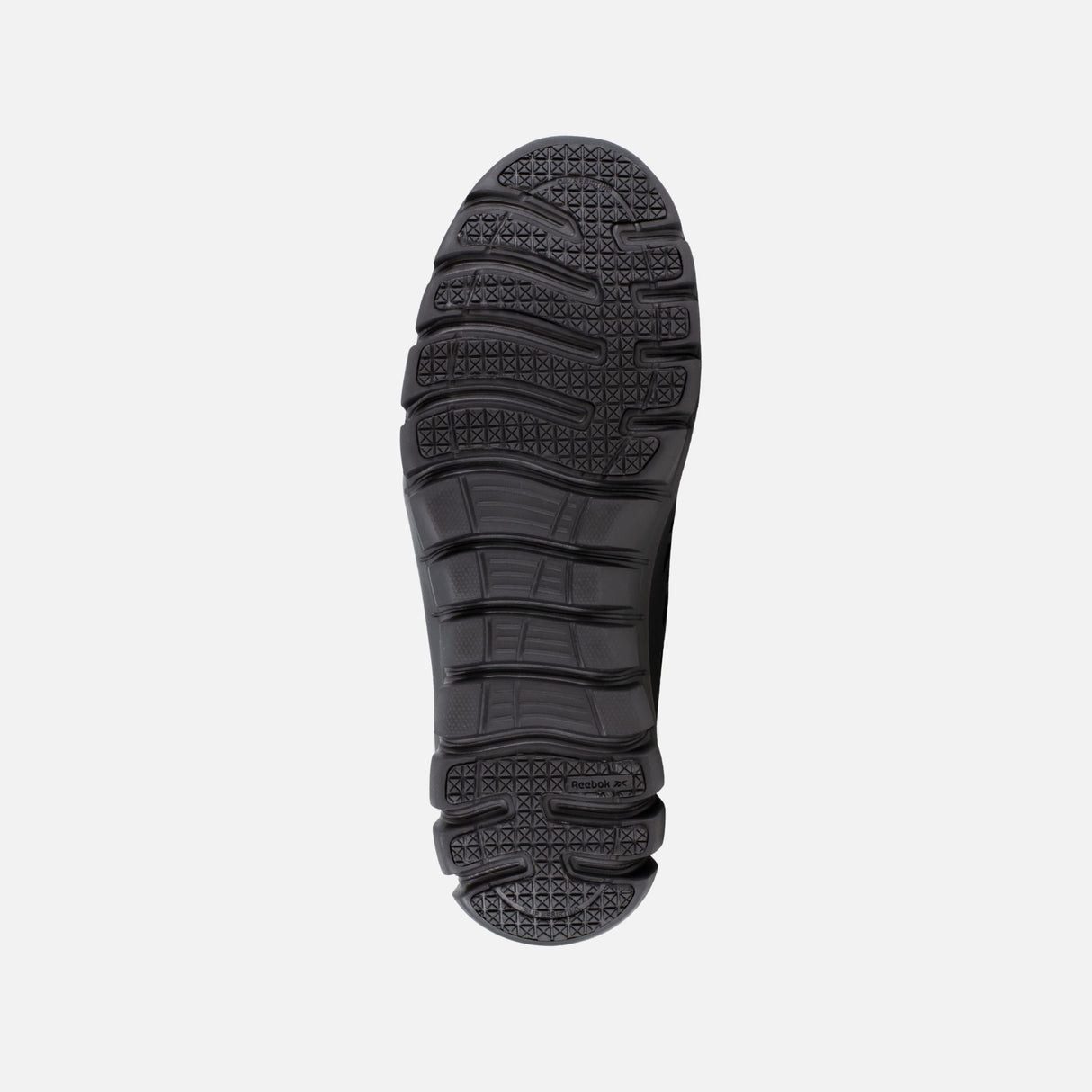 Souliers de travail Reebok Work Sublite Cushion, légers et flexibles, en noir, conçus pour le confort et la performance au travail.