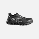 Souliers de sécurité Cofra noirs, légers avec embout composite et semelle antifatigue pour travail sécurisé.