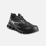 Souliers de sécurité Cofra, légers avec embout composite et semelle antifatigue, en noir, pour le travail.