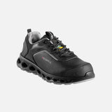 Chaussures de sécurité en cuir Cofra, souliers de travail avec embout composite et semelle antifatigue, couleur noire.