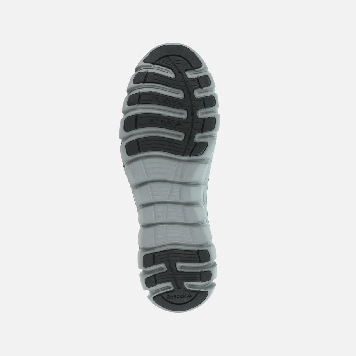 Souliers de travail Reebok Sublite Cushion Work noir, légers et flexibles, conçus pour le confort et la performance au travail.