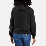 Sweat-a-capuche-Carhartt-K121-noir-derrière-mannequin