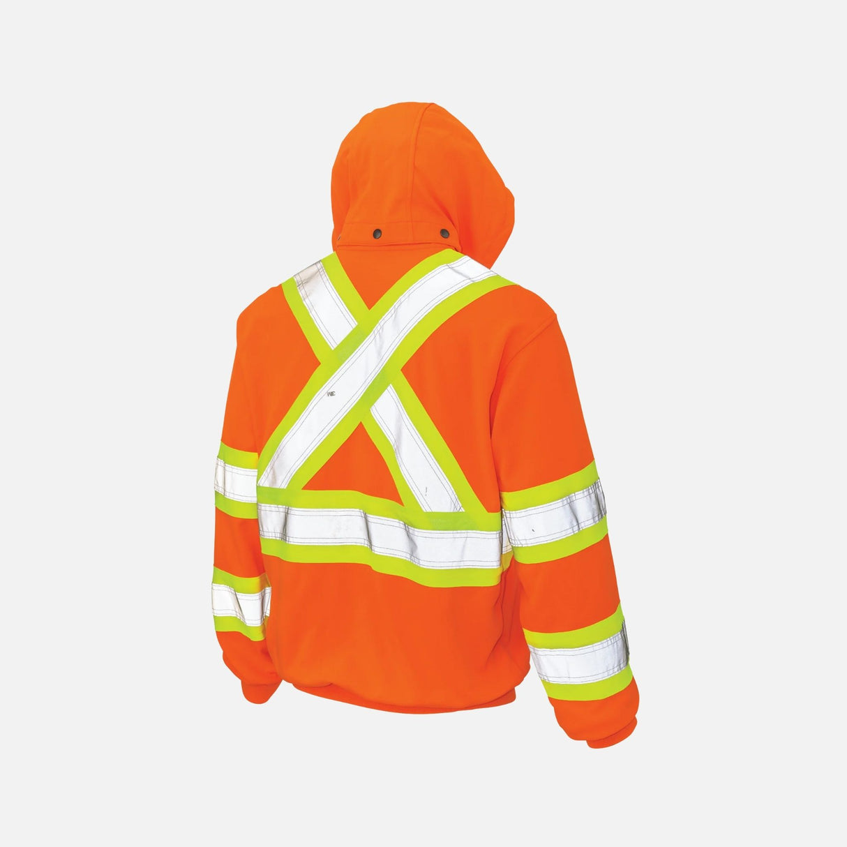 Sweat-a-capuche-HV-ToughDuck-S494-orange-derrière