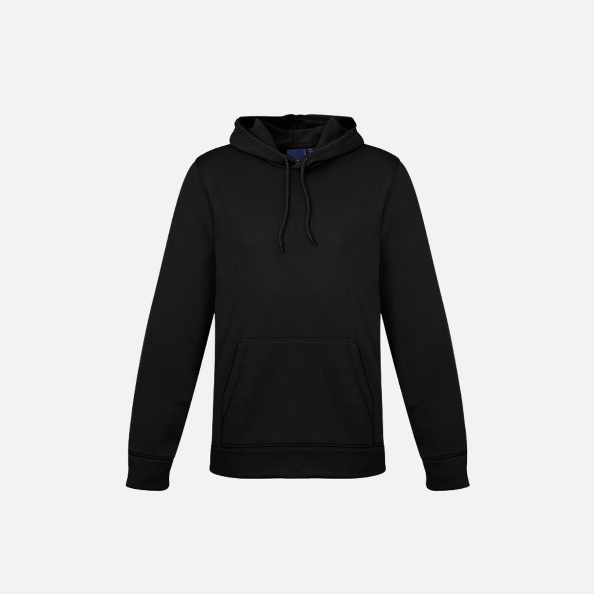 Chandail à capuchon pour femme Biz, en tissu noir doux et résistant, vêtement à capuche tendance pour un look décontracté.