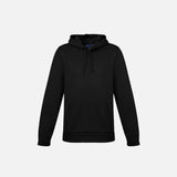 Chandail à capuchon pour femme Biz, en tissu noir doux et résistant, vêtement à capuche tendance pour un look décontracté.