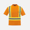 T-shirt haute visibilité léger et respirant de Canada Sportswear, en orange avec bandes réfléchissantes, pour vêtements de sécurité.