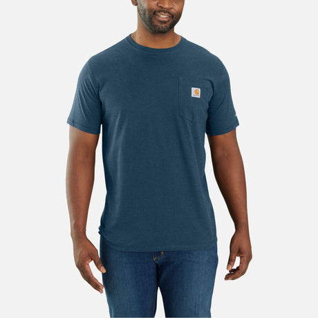 T-shirt-a-manches-courtes-Carharrt-106652-446-devant-mannequin