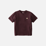 T-shirt manches courtes Carhartt en coton épais avec poche, vêtement décontracté pour homme.