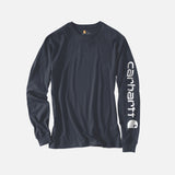 T-shirt-a-manches-longues-Carharrt-K231-NVY-devant