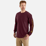 T-shirt manches longues – Coton épais et logo manche | K231