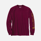 T-shirt manches longues – Coton épais et logo manche | K231