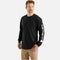 T-shirt-a-manches-longues-Carhartt-K231-noir-devant-mannequin