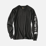 T-shirt-a-manches-longues-Carhartt-K231-noir-devant