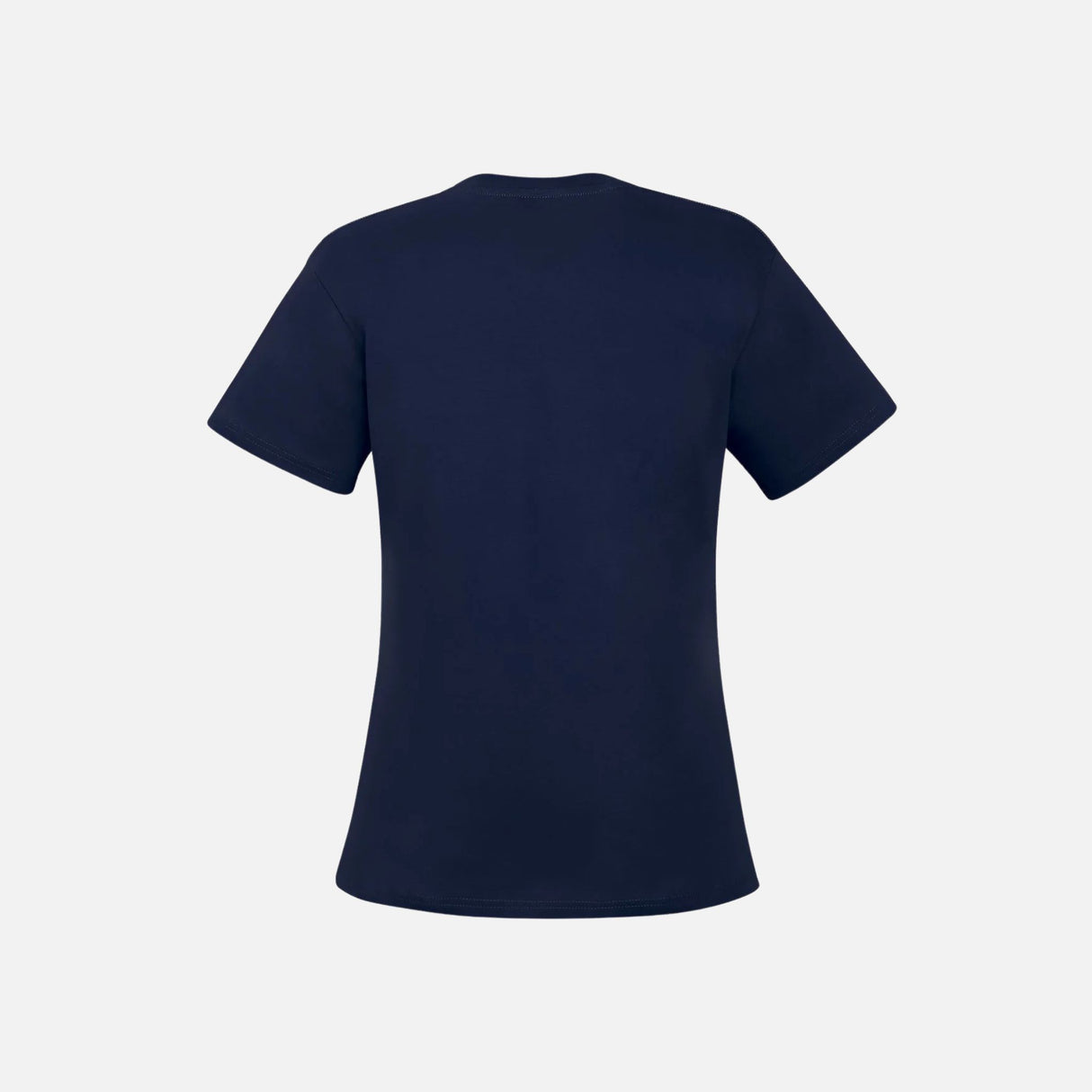 T-shirt en coton peigné pour femme de la marque Canada Sportswear, manches courtes, couleur marine, style décontracté.