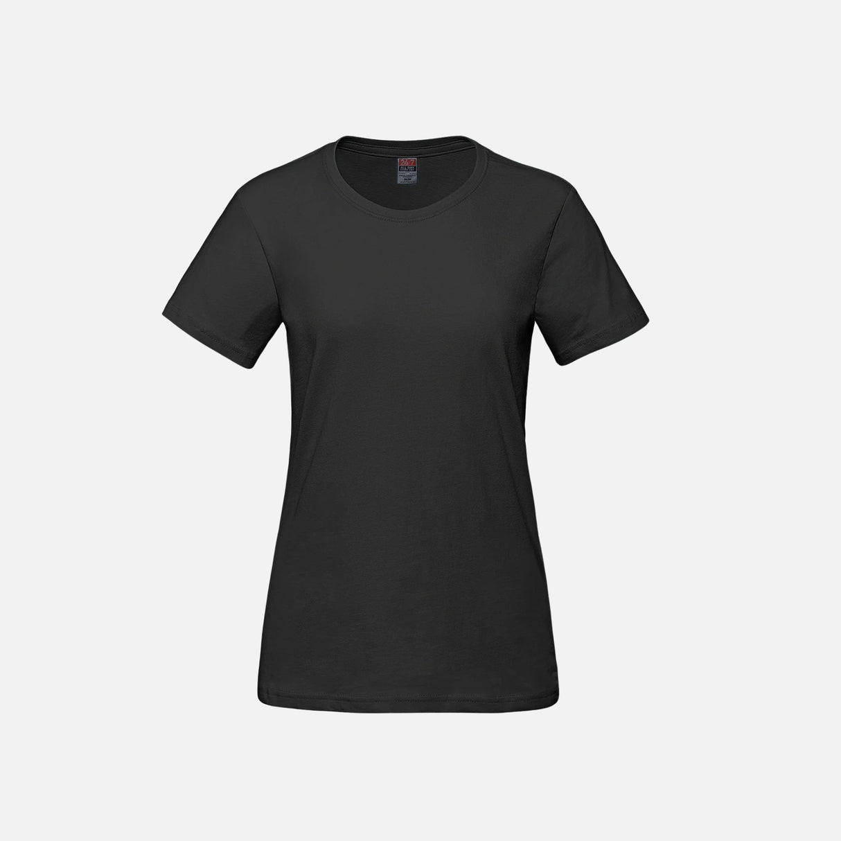 T-shirt en coton peigné pour femme de la marque Canada Sportswear, manches courtes, couleur noire.