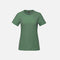 T-shirt pour femme en coton peigné Ring Spun de couleur vert fatigue, manches courtes, Canada Sportswear, style décontracté.