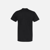 T-shirt unisexe en coton peigné noir de American Apparel, manches courtes, coupe structurée et douceur optimale.