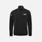 Pull thermique homme Stormtech KXP-1 TD avec fermeture éclair 1/4, noir, en tissu chaud et confortable.