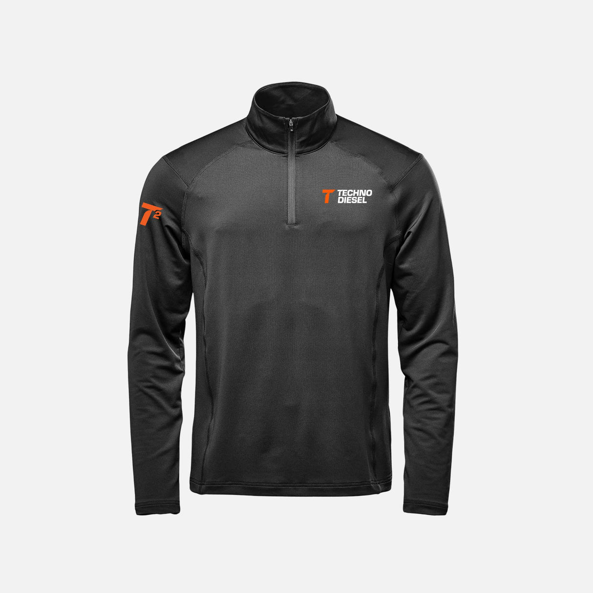 TD-Chandail-quart-zip-homme-Stormtech-QT1-noir-devant