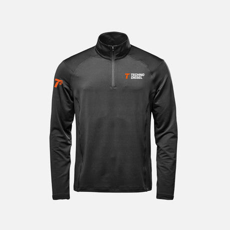 TD-Chandail-quart-zip-homme-Stormtech-QT1-noir-devant