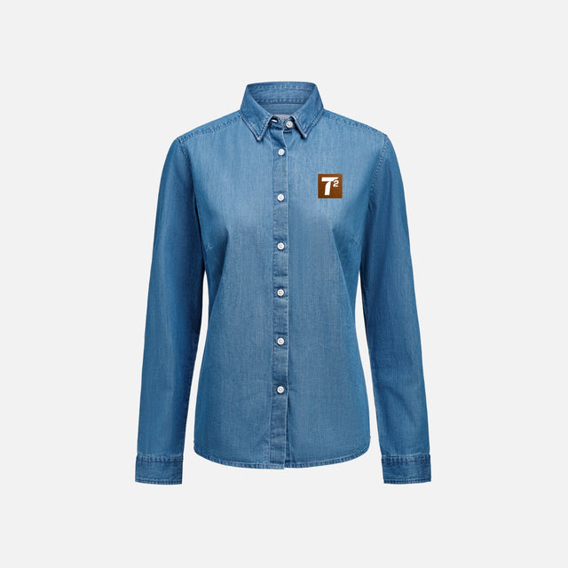 Chemise à manches longues pour femme James Harvest Sayville, tissu léger et coupe classique visible sur l'image.